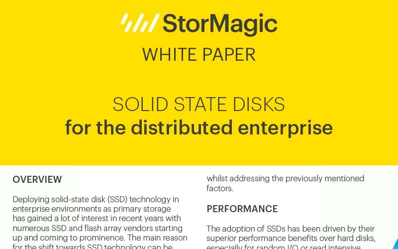 Solid-State Disks for the Distributed Enterprise