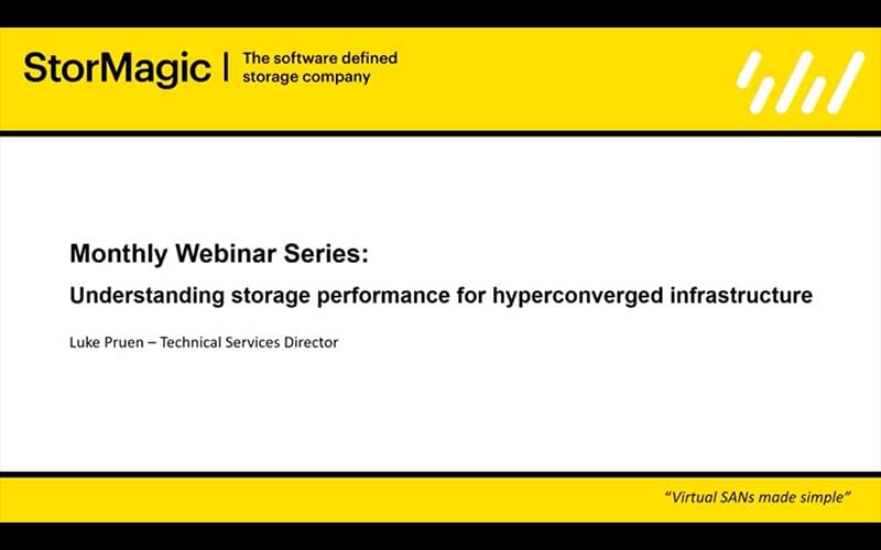 Understanding Storage Performance for Hyperconverged Infrastructure