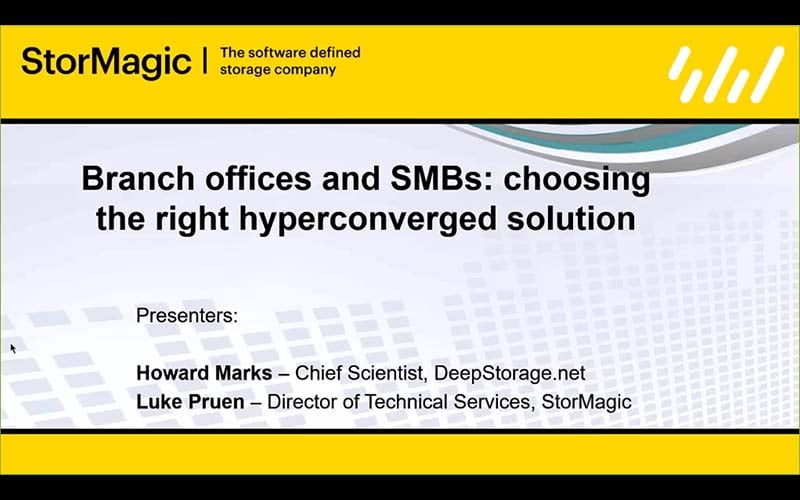 Branch offices and SMBs choosing the right hyperconverged solution