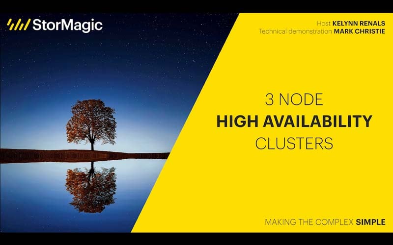 Protecting Against Node Failure with SvSAN 3 Node Clusters