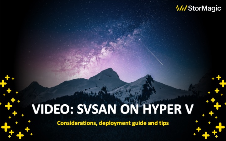 Video: SvSAN on Hyper V