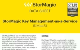 StorMagic KMaaS Data Sheet