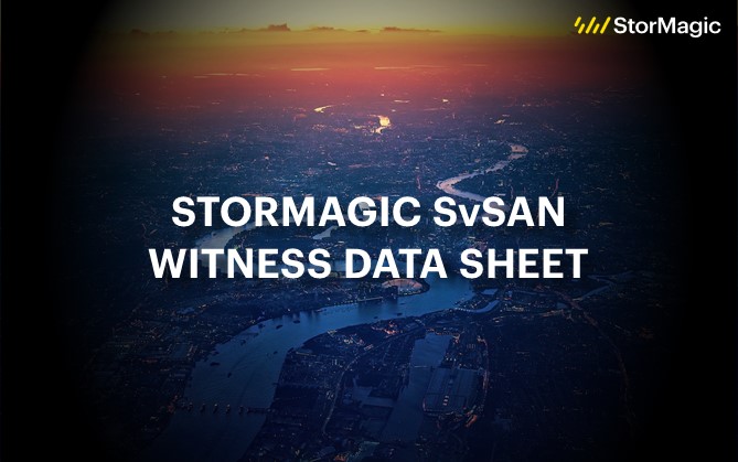 SvSAN Witness Data Sheet