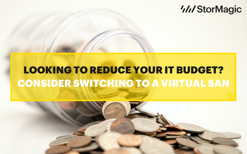 Looking to Reduce Your IT Budget? Consider Switching to a Virtual SAN