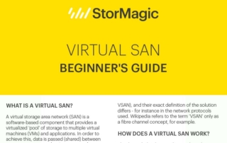 Virtual SAN Beginner's Guide