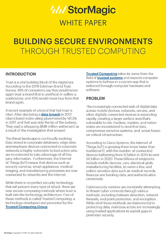 Building Secure Environments Through Trusted Computing Building Secure Environments Through Trusted Computing