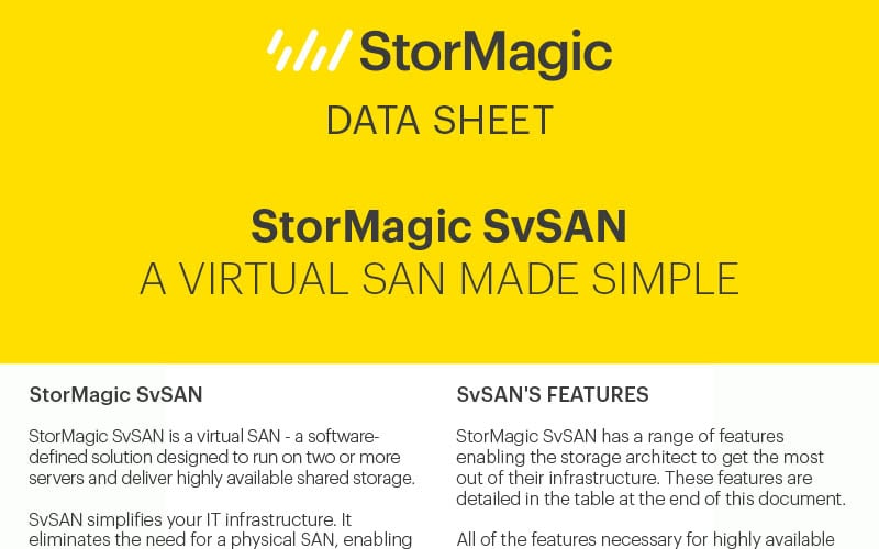 StorMagic_SvSAN_Data_Sheet