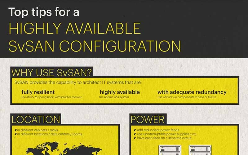 Top Tips for a Highly Available SvSAN Configuration