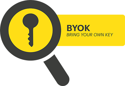 BYOK Bring Your Own Key icon