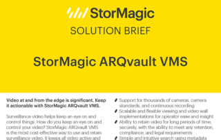 ARQvault VMS Solution Brief