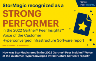 Gartner Peer Insights for Hyperconverged Infrastructure Software 2022 Infographic