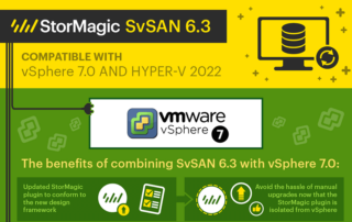 StorMagic SvSAN 6.3 compatible with vSphere 7.0 and Hyper-V 2022