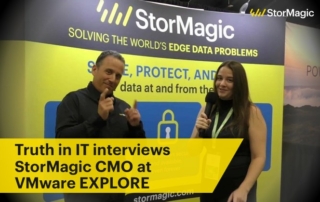 Truth in IT interviews StorMagic CMO at VMware Explore 2022