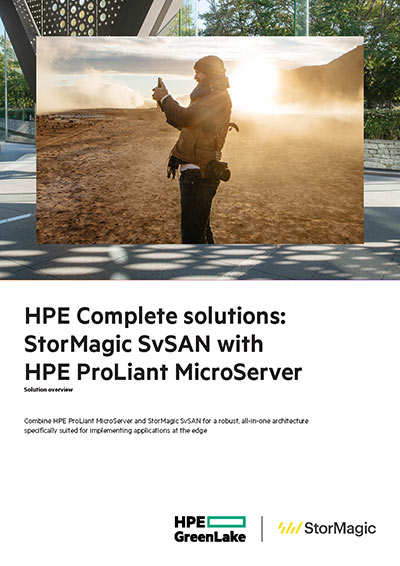 SvSAN with HPE ProLiant MicroServer Solution Brief