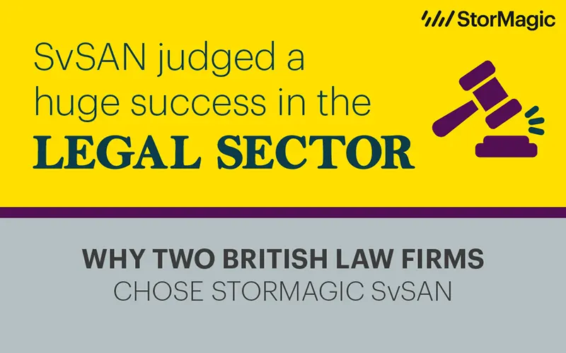 SvSAN in the Legal Sector Infographic