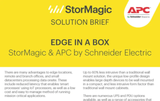StorMagic SvSAN & APC Edge-in-a-Box Solution Brief