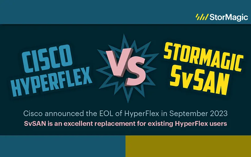 Cisco HyperFlex vs StorMagic SvSAN Infographic