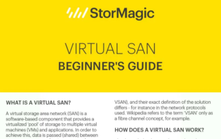 Virtual SAN (VSAN) Beginner's Guide