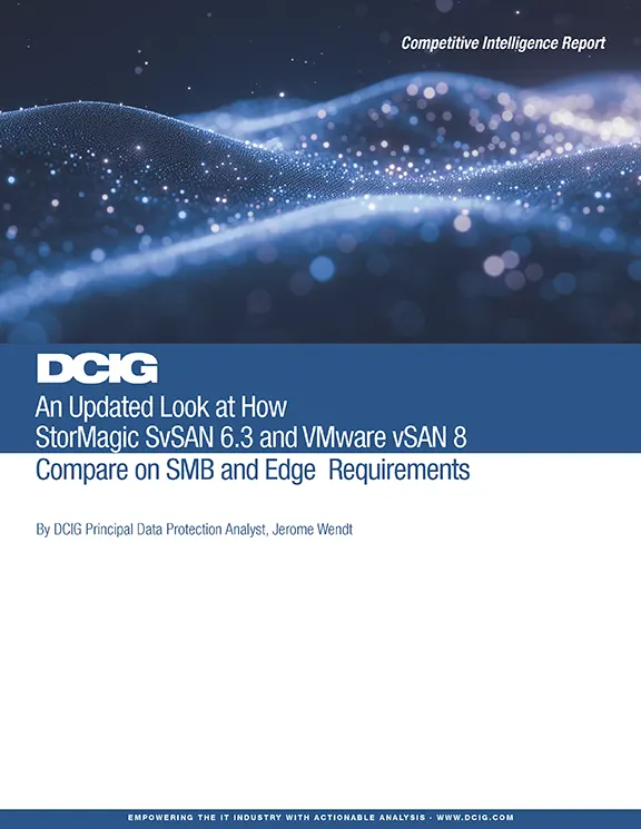 VMware vSAN 8 vs StorMagic SvSAN – SMB and Edge Requirements Comparison Report VMware vSAN 8 vs StorMagic SvSAN - SMB and Edge Requirements Comparison Report