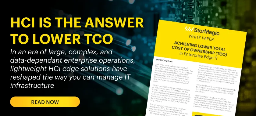 HCI enables businesses to achieve a competitive TCO - White Paper